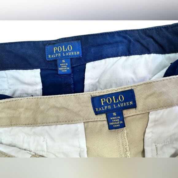 BUNDLE POLO by Ralph Lauren 2 pairs SHORTS, GIRLS SIZE‎ 16 - Picture 10 of 10